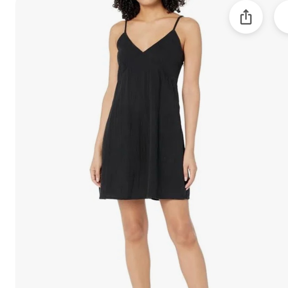 NWT - Roxy Santorini Slip Dress Black Small